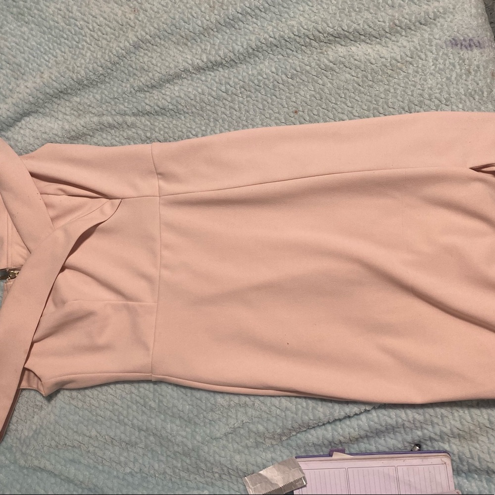 Pastel pink dress